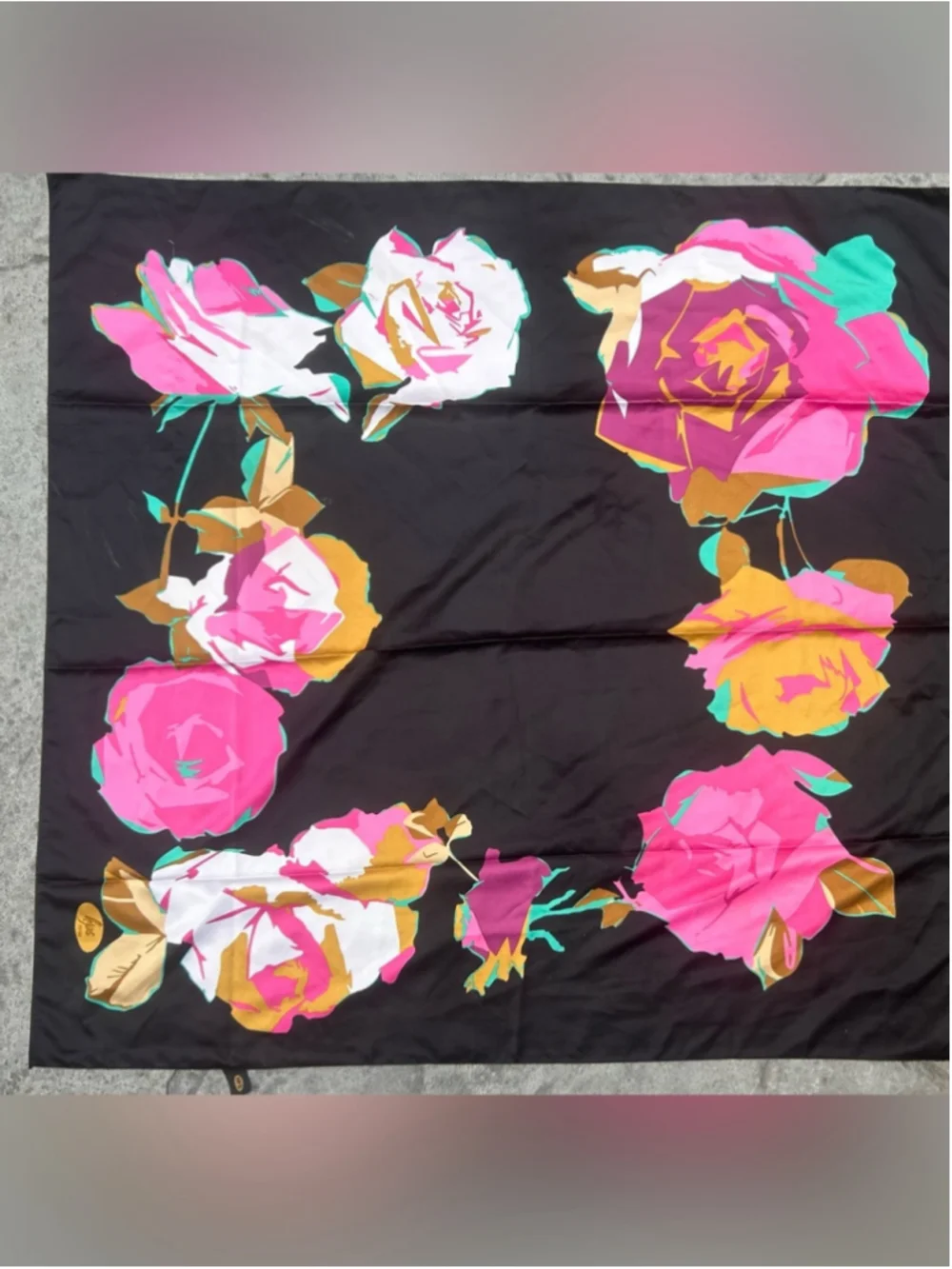 HPS Multicolor Silk Scarf